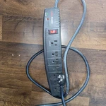Cyber Power, 125 V 15A Strip Outlet Transformer Modem Protection 750. Fixed Price $11.25.