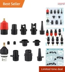 Inflatable Air Pump Adapter Set For Sup Boat Kayak Inflator Nozzles. Fixed Price $23.98.