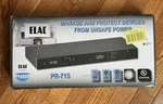 Elac PR-71S 8 Outlet 19" Surge Protector Power Conditioner With Dual Usb- Black. Fixed Price $49.00.
