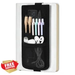 Moko Elastic Pen Holder Zipper Pocket Notebook Journal Planner Black. Fixed Price $20.00.