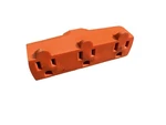 Leviton Cube Current Tap 15A/125V Ac Outlet Adapter Orange. Fixed Price $8.00.