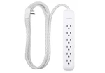 Philips 6 Outlet Power Strip Surge Protector, Ft Cord, Designer Braided. Fixed Price $23.36.