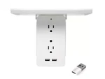 Sharper Image 6-OUTLET Cordless Wall Extender With 2USB Ports And 1-USBC Adapter. Fixed Price $19.79.