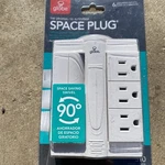 Globe 7799701 Swivel Tap With Surge Protection, 510-JOULES, White, 6-OUTLET. Fixed Price $17.99.