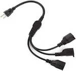 Etl Listed To Outlet Power Splitter Cord 3.3FT/1M (nema 5-15P 5.... Fixed Price $17.12.