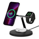 Belkin Boost Pro 3-IN-1 Wireless Charger With Magsafe 15W Sealed New. Fixed Price $150.00.