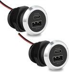 Rv Usb Outlet 12V Wall Mount, Dual Quick 3.0 Port & Pd Charger,. Fixed Price $13.67.