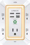 3-SIDED Extender With Night Light Multi Plug 5 Outlets And. Fixed Price $36.95.