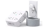 Surge Protector Power Strip Usb Charging Station Wall Mount Long Cord Office Ac. Fixed Price $77.91.