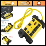 Heavy Duty 8 Outlet Power Strip With Usb, 2700J Surge Protector, 6FT Cord, Indus. Fixed Price $44.99.