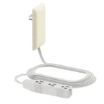 Lider Flat-face 3-OUTLET Extender, 8FT Cord, Ultra-thin Wall Plate, Light Almond. Fixed Price $41.98.