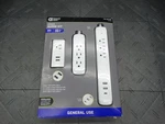 Commercial Electric Multiple Outlet And Wall Mounted Surge Protector Kit 3-PACK. Fixed Price $6.99.
