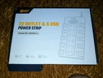 Power Strip, Superdanny Surge Protector With 22 Ac Outlets And 6 Usb Charging.... Fixed Price $57.00.