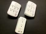 Ce Tech Grounded Surge Protector With Usb Chargers Lot Of 3. Fixed Price $34.99.