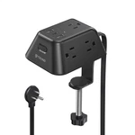 Desk Clamp Power Strip, Surge Protector With 5 Ac Outlets And 3 Usb Ports, De.... Fixed Price $35.70.