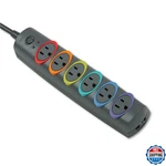 Kensington Smartsockets 6-OUTLET, 8-FOOT Cord, & 1260 Joules Premium Surge Prote. Fixed Price $45.49.