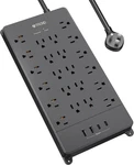 Trond Surge Protector Power Strip, 5FT Flat Plug Extension Cord With Multiple.... Fixed Price $50.42.