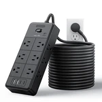 Ntonpower 4000J Long Cord Surge Protector Strip, 25 Ft Extension W.... Fixed Price $66.49.