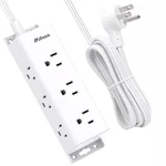 Surge Protector Power Strip - 9 Widely Spaced Lti Outlets, Wall Mount, 3 Side. Fixed Price $18.00.