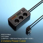 Power Strip European Plug 2500W Extension Socket Overload Protection Mu. Fixed Price $40.99.