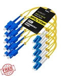 Foboiu Pack OS2 Sc To Lc Fiber Patch Cable 0.5M Single Mode Duplex Yellow. Fixed Price $34.99.