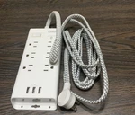 Addtam Surge Protector Power Strip 6 Ac 3 Usb Ports 10 Foot Cord Wall Mountable. Fixed Price $29.89.