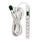 6 Outlet Surge Protector W/ 15 Ft. Heavy Duty Cord. Fixed Price $20.93.