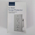 Insignia 2-OUTLET In-wall Surge Protector 1080 Joules White New. Fixed Price $17.50.