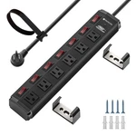 Crst Heavy Duty Power Strip With Individual Switches Surge Protector 6-OUTLET. Fixed Price $29.99.