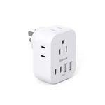 Travel Cruise Ship Essentials, Plug Adapter With Outlets Usb (4 Us.... Fixed Price $23.09.