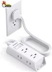 Cruise Essentials - Flat Plug Power Strip, 5 Ft Ultra Extension Cord With. Fixed Price $22.00.