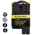 New 2FT 6 Outlet Safety Surge Protector Plug Ac Wall Power Strip Extension. Fixed Price $31.58.