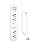Anker Surge Protector (2 900 Joules), Powerextend Strip 6 Outlets - White. Fixed Price $50.91.