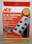 Ace Surge Suppressor Large Transformer Sized Outlets (6) Home Workshop 15' Cord. Fixed Price $21.99.