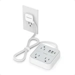 Short Extension Cord With Multiple Outlets 3 Ft, Tessan Small Flat Plug Power.... Fixed Price $28.46.