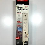 Electripak Audio/video Surge Suppressor Protector 6-OUTLET Strip Audible Alarm. Fixed Price $24.95.