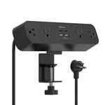 Clamp Power Strip, Desktop Mount Surge 5FT (4AC 4USB PD30W), Black. Fixed Price $42.28.