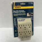 Sl Waber Powermaster Electronics And RJ-11 Cable Protector Nos EP6M. Fixed Price $11.95.