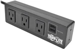 Tripp Lite 3-OUTLET Surge Protector Power Strip W/ 2-PORT Usb Charging Black. Fixed Price $91.99.