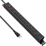 Junnuj Multi Angle Mount 10 Outlet Power Strip Heavy Duty 2700J Surge Protect.... Fixed Price $32.19.