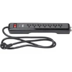 (2)-DO It Best 7-OUTLET 1085J Black Multimedia Coax Cable Surge Protector Strip. Fixed Price $52.89.