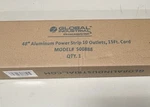 Global Industrial 48 Power Strip 10 Outlet Aluminum 15FT Cord Model 500888. Fixed Price $43.99.