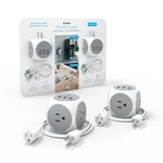 Atomi Power Cube 2-PACK 3AC Outlets + Smart Usb Ports 5-FT. Cable. Fixed Price $32.16.