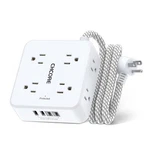 Surge Protector Power Strip - 5FT Braided Extension Cord With 8 Outlets .... Fixed Price $15.83.