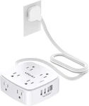 6 Ft Surge Protector Power Strip Yishu 8 Outlets 4 Usb White. Fixed Price $26.98.
