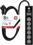 Surge Protector Power Strip, 8 Ft Extension Cord, 6 Outlet Extender, 1300 Jou. Fixed Price $23.99.