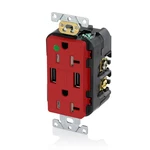 Leviton 20-AMP Hospital Grade Usb Charger/tamper-resistant Duplex Receptacle. Fixed Price $104.43.