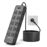 Flat Plug Power Strip Surge Protector With 20 Ac Outlets 6 Usb Chagring Ports.... Fixed Price $35.70.