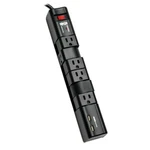 8FT Tripp Lite 6 Outlet Surge Protector - Black. Fixed Price $83.05.