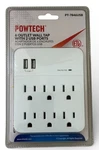 New 6 Wall Power Outlet 2 Usb Ports Charger Surge Protector Lightingproof. Fixed Price $11.99.